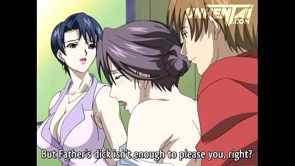 STEPMOM and STEPSON CAUGHT FUCKING by STEPMOM's stepSISTER — Uncensored Hentai   Subtitles